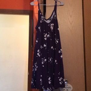 TORRID PURPLE FLOWER ROMPER WITH POCKETS NWT